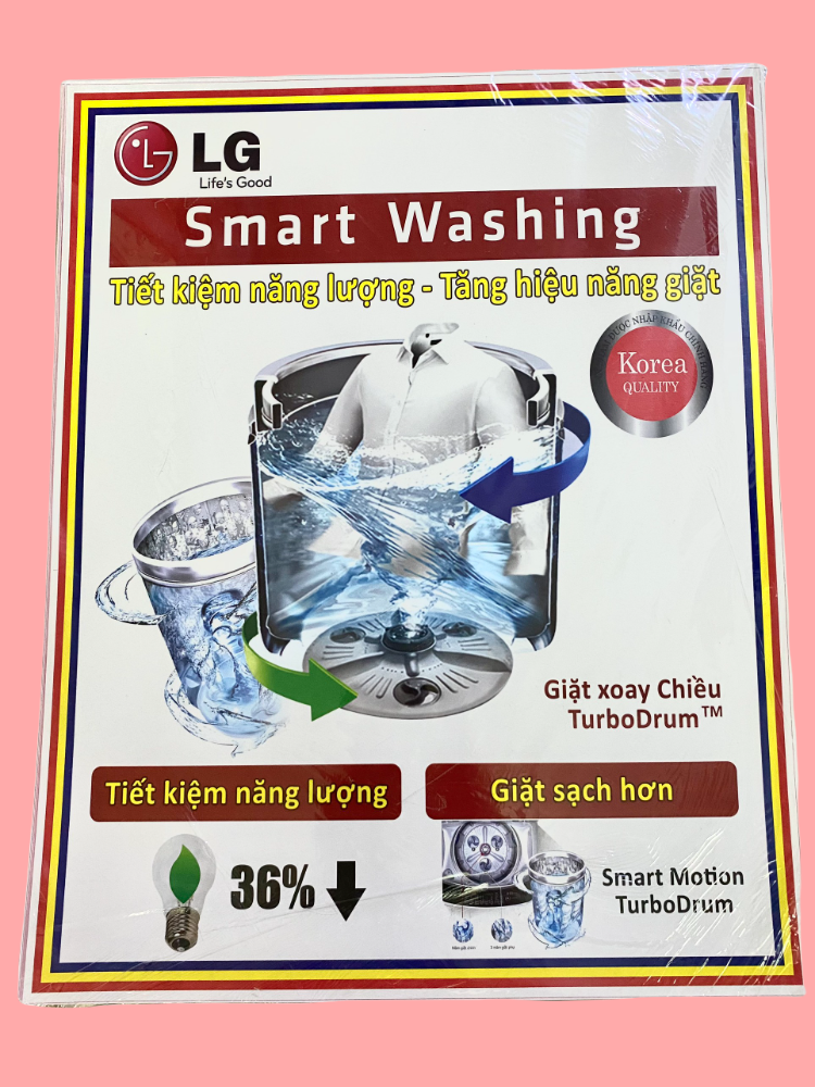 Tem dán máy giặt LG chất lượng