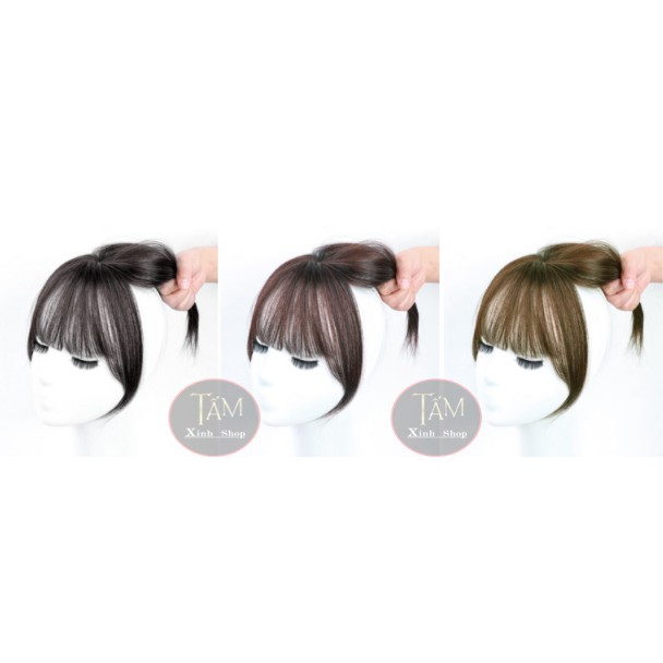 Mái thưa 3d 2 kẹp- tóc tơ nhân tạo