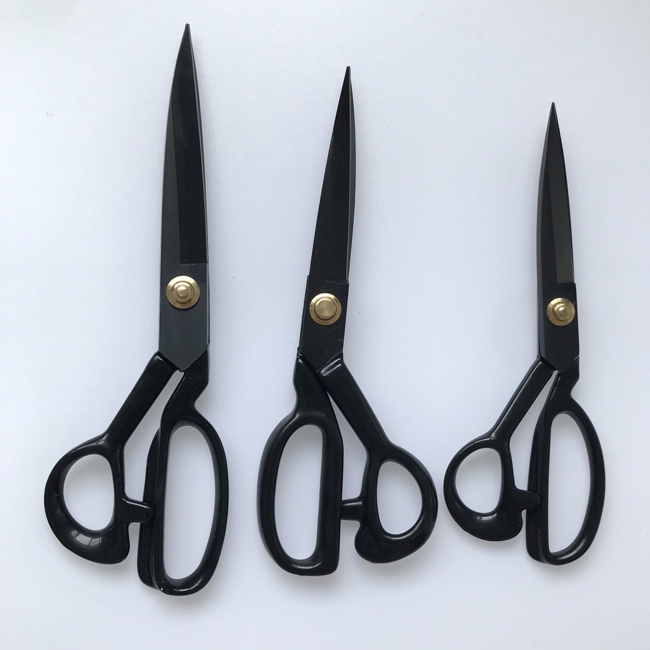 Kéo Cắt May Chuyên Nghiệp Thép Đen 9 10 11 Inch Kéo Thợ May Nội Địa Trung Sắc Bén Chất Lượng Nhập Khẩu