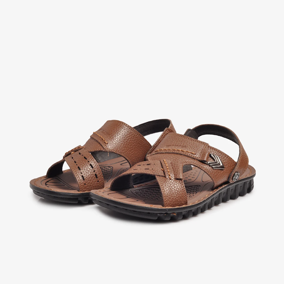 Dép Sandal Da Nam Biti's DDM035544NAL (Nâu)