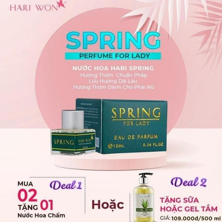 nước hoa nữ dạng chấm cao cấp - Hari Won SPRING chính hãng thơm lâu nồng nàn quyến rủ thơm body lưu hương 24h hương chuẩn pháp T17 - TKNGANSHOP.COM