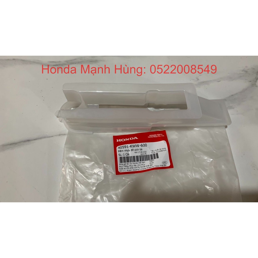 Lót càng , cao su đỡ sên WAVE S110, Wave alpha 110  (40591KWW600)