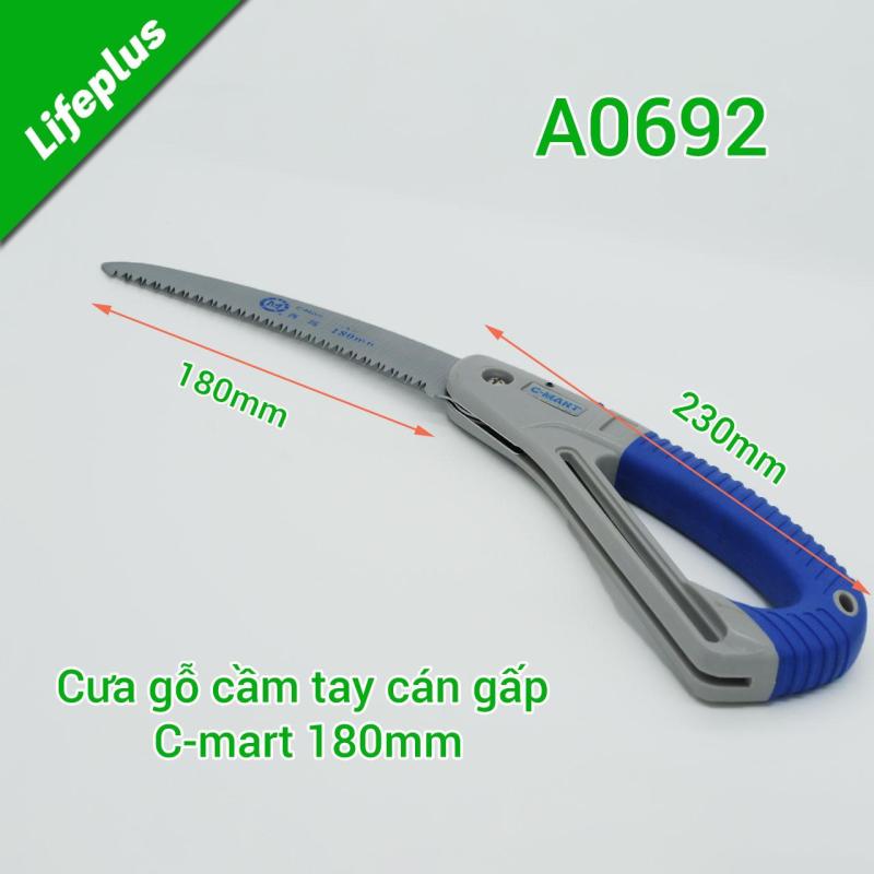Bảng giá Cưa cành cây gấp gọn 180mm C-Mart Tools A0692 Đài Loan
