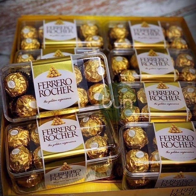 [Hộp 16 viên] Socola Ferrero Rocher Đức 200g - Date T5/2023