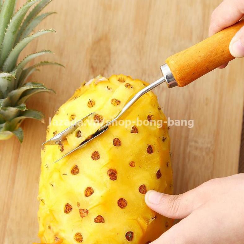 ⛔FREESHIPP⛔ DỤNG CỤ GẮP MẮT DỨA CÁN GỖ