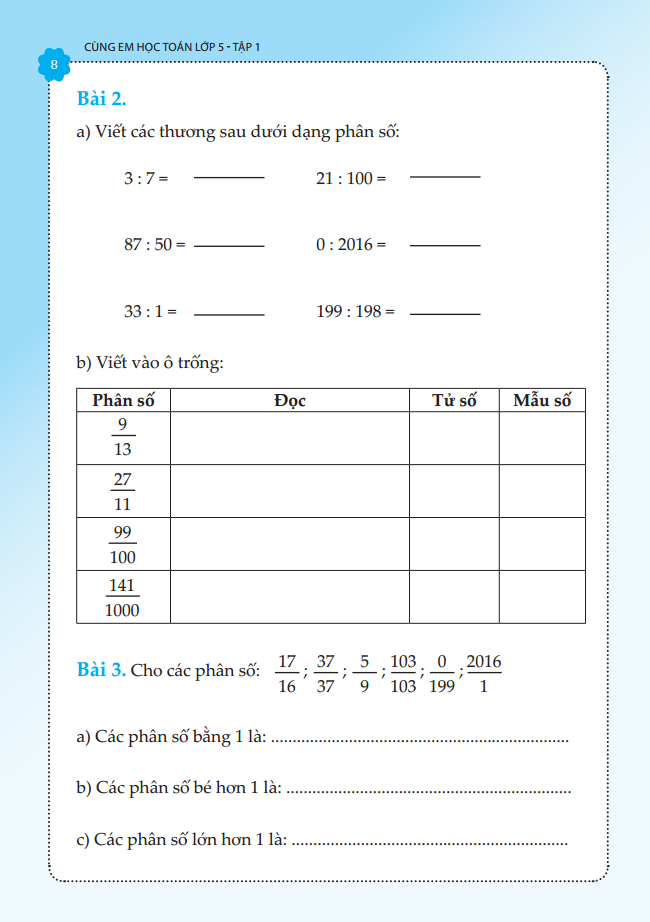 Cùng em học toán lớp 5 tập 1 (BẢN MÀU)