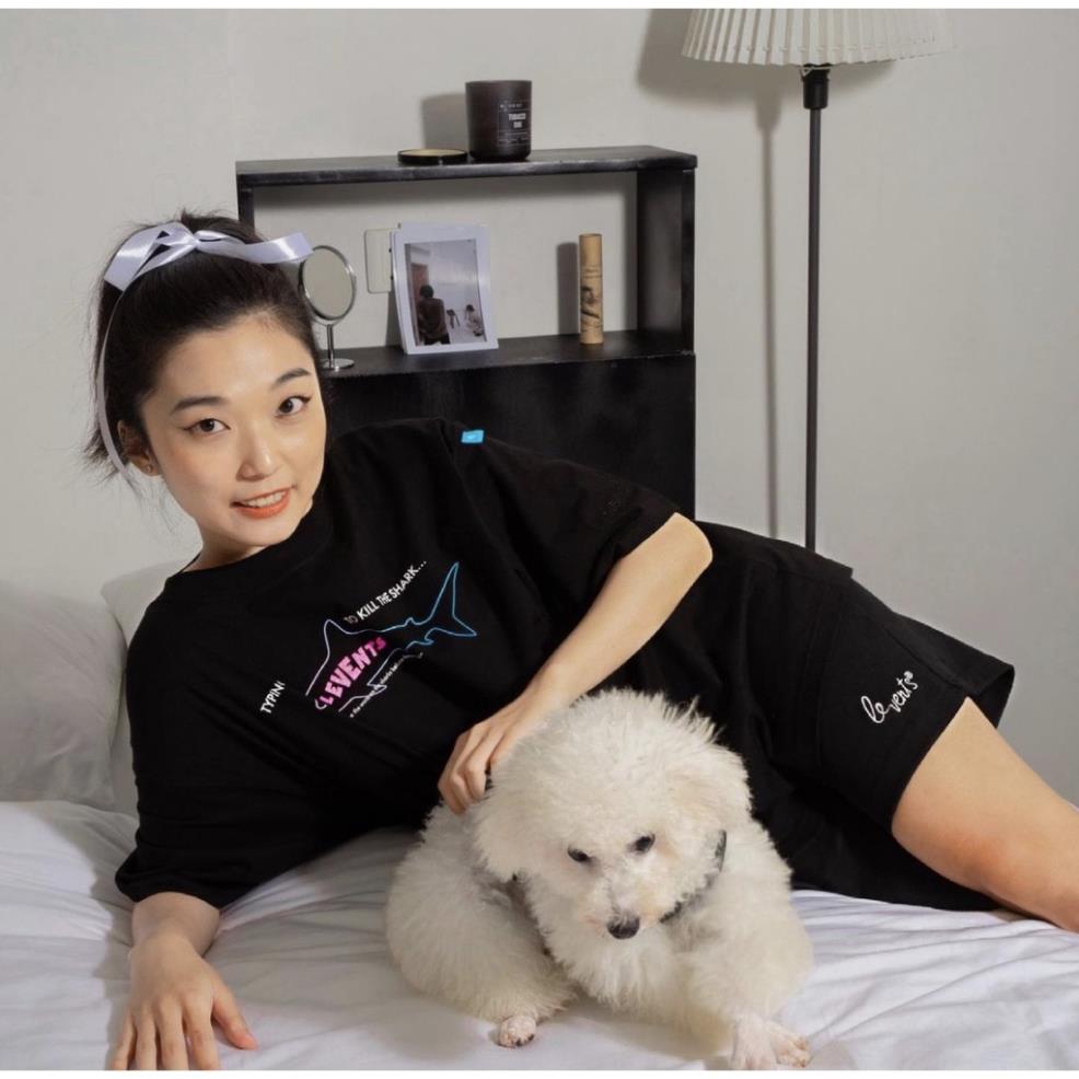 Áo thun Tee Levents Shark Cá mập Nam nữ Full tag hãng
