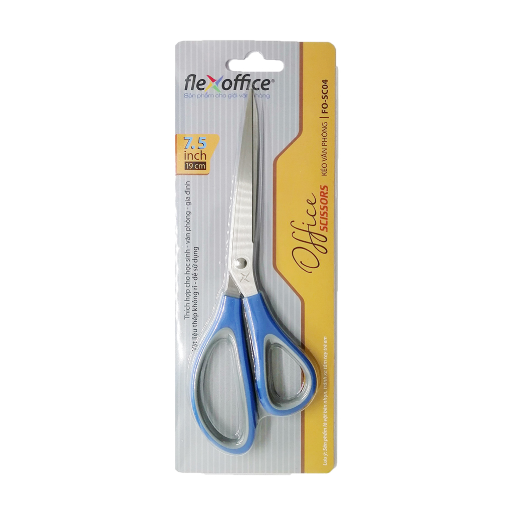 Kéo Văn Phòng Thiên Long Flexoffice 19cm FO-SC04