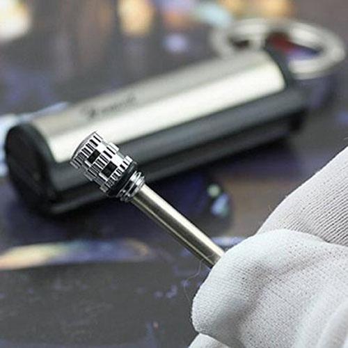 Móc Khóa Bật Lửa Diêm Xăng Hình Trụ