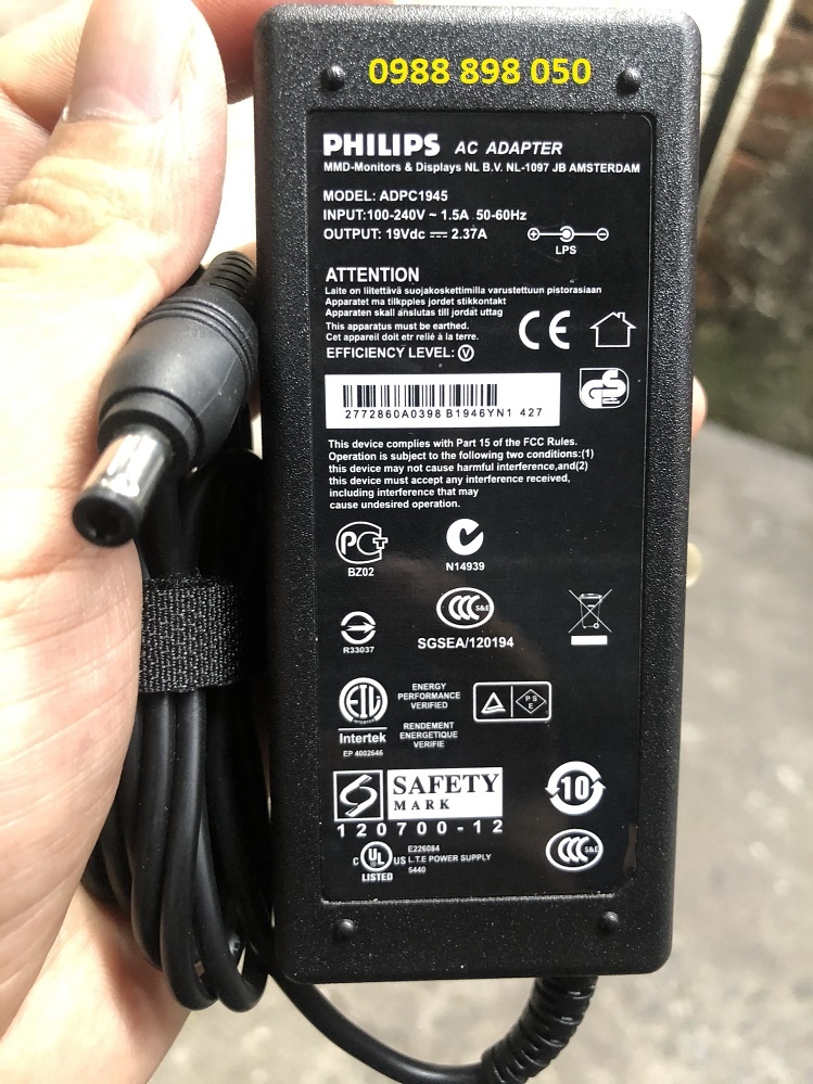 Dây nguồn màn hình hp 20fi 22fi 23fi 19v