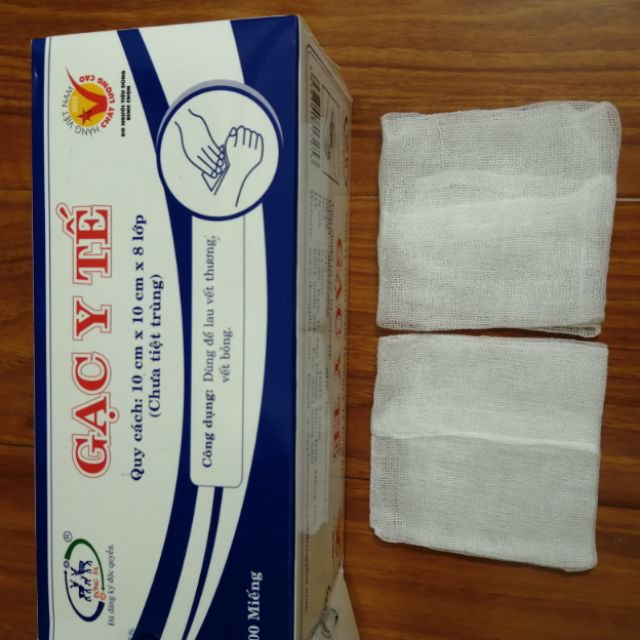 (Q1-HCM) Gạc Y tế Đông Fa - Gạc Đắp Mặt Nạ Dùng Cho Spa (Hộp 100 miếng)