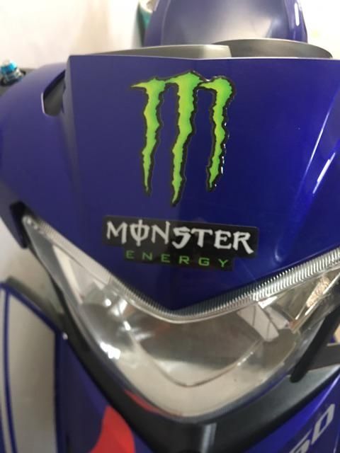 [ HAI MIẾNG  ] Logo tem nổi monster mẫu mới