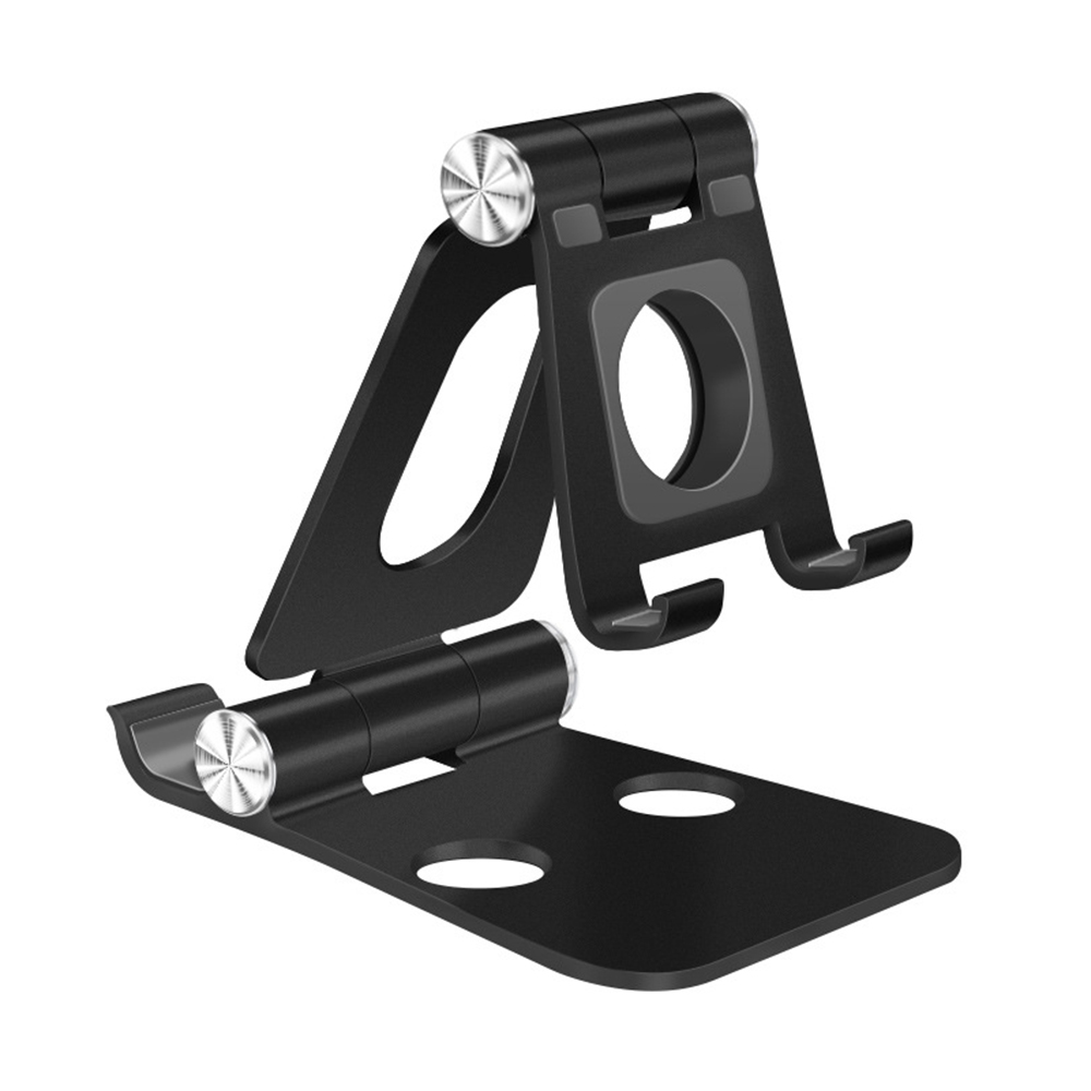 FREEBONG Aluminum Alloy Phone Holder 270° Adjustable Mobile Phone Holder Desktop Foldable Bracket Stand for Smartwatch Mobile Phone iPad iPhone 7 8 X XS