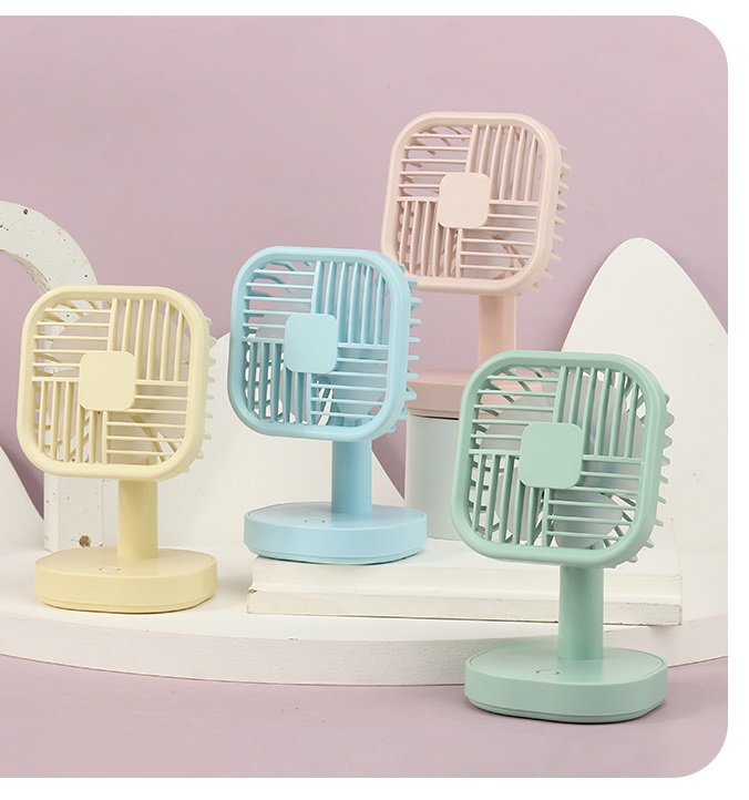 Desktop fan lantern flower Plum has ultra bright LEDs cooling-fan mini order table-table fan mini 2 mode ultra-cool-Quat multi-purpose ultra-cool-fan rechargeable battery-Quat battery-quat capsules Sieu mat-Quat mini