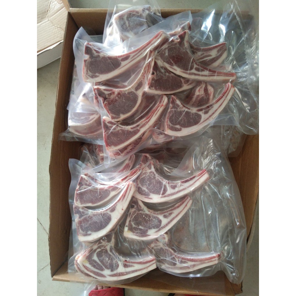 [CHỈ GIAO HỎA TỐC HCM] - SƯỜN CỪU ÚC CẮT MIẾNG - TÚI 1KG