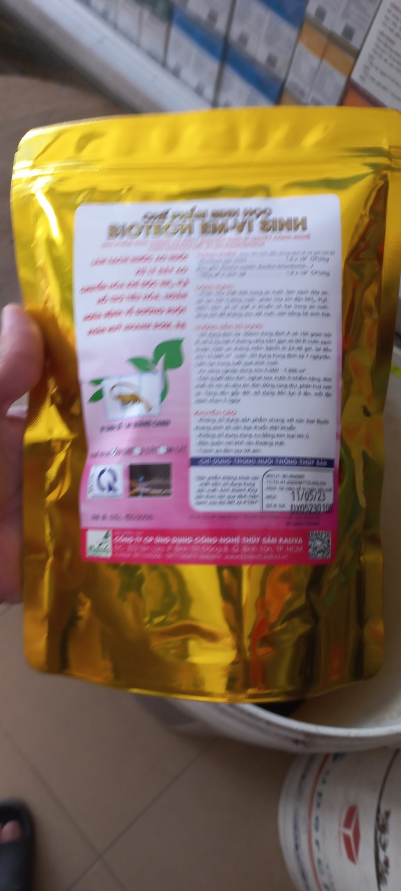 combo 3 gói BIOTECH EM vi sinh đáy, tạp thức ăn tôm, cá