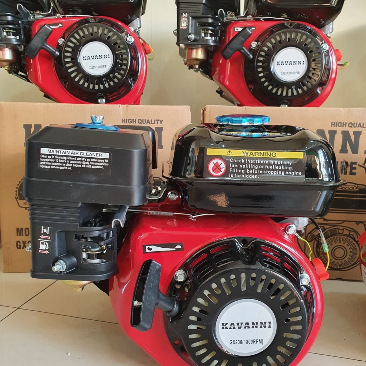 động cơ xăng cốt xéo.