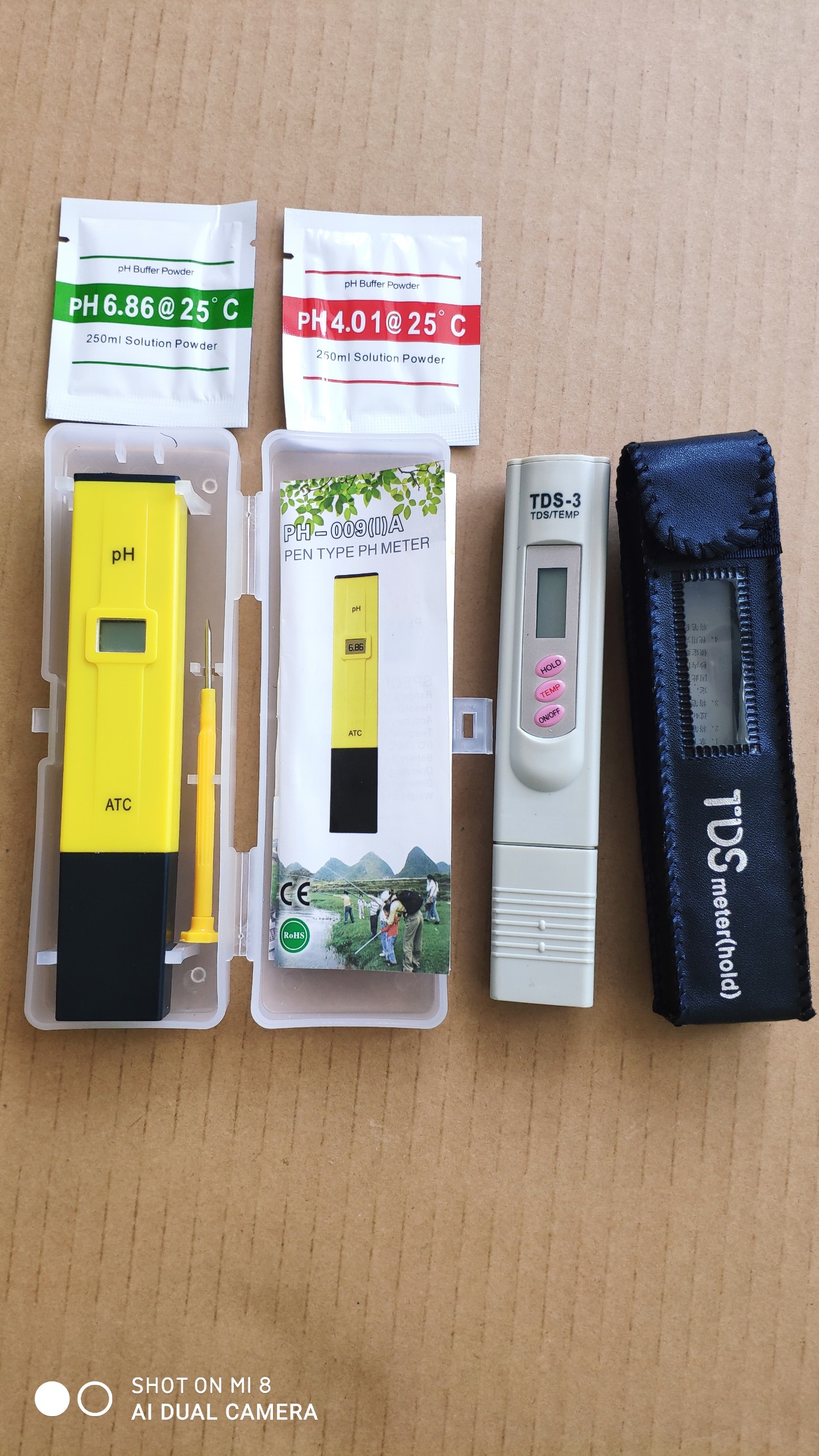 Combo 1 Bút Đo Độ PH (Chưa Hiệu Chỉnh) Và 1 Bút Đo Nước Sạch (TDS) ( Máy Đo PH, Dụng Cụ Đo Độ PH, Máy Đo Nước, Bút Kiểm Tra Nước )