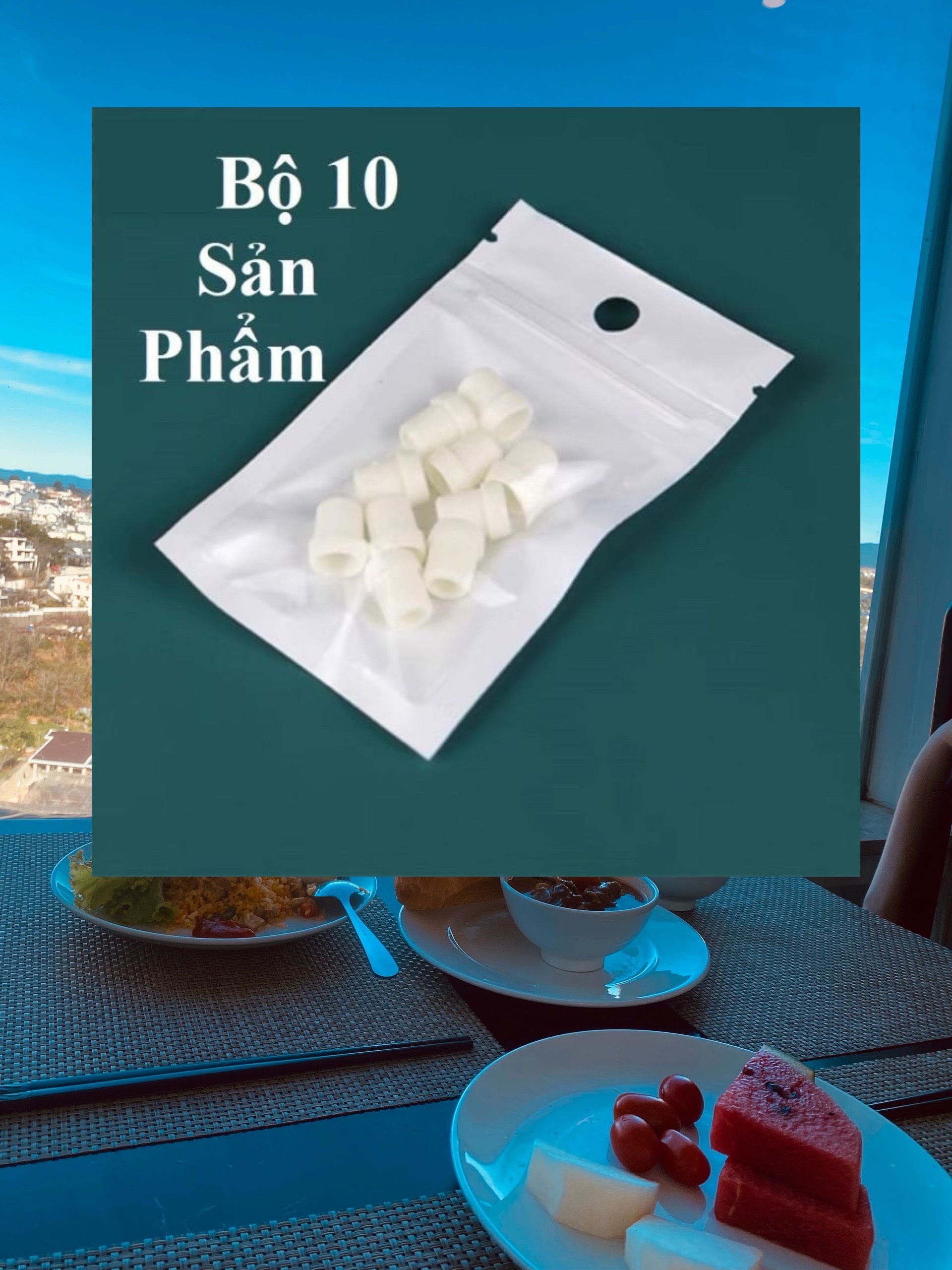 Hộp 100 lọc kèm đầu chuyển size