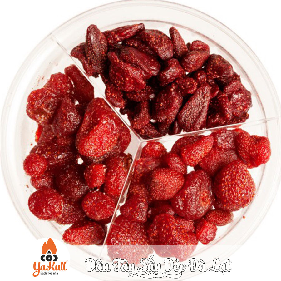 Dâu Tây Sấy Dẻo Đà Lạt 200Gr đến 600Gr