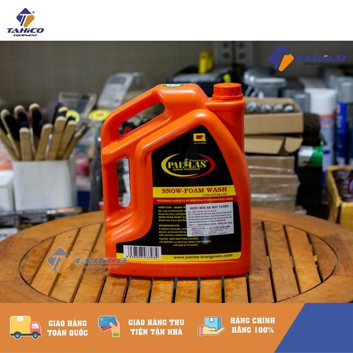 Dung dịch rửa xe bọt tuyết Pallas 6 lít