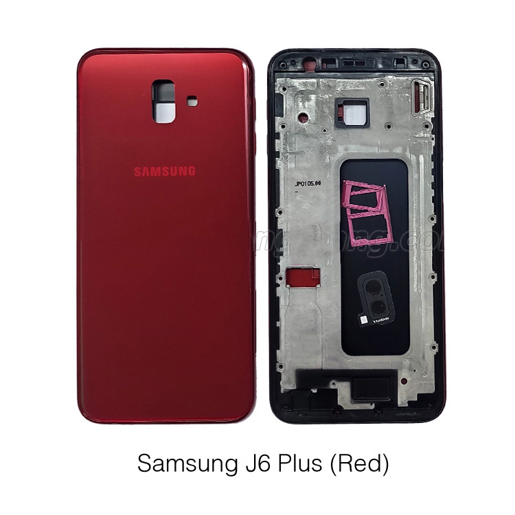 [HCM]BỘ VỎ SAMSUNG J6 PLUS + KHAY SIM ZIN