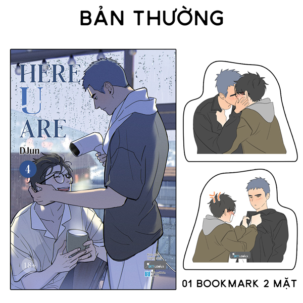 Fahasa - here u are - tập 4 - tặng kèm bookmark bế hình nhân vật