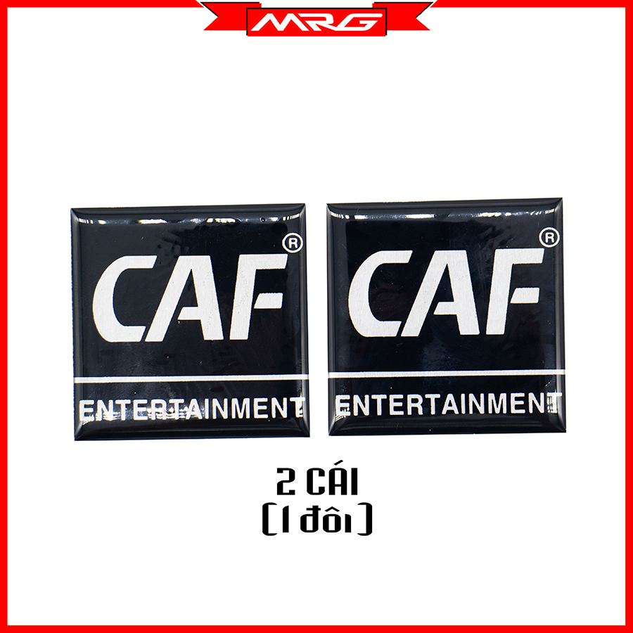Cặp 2 Tem Loa CAF (c.a.f) 5cm x 5cm