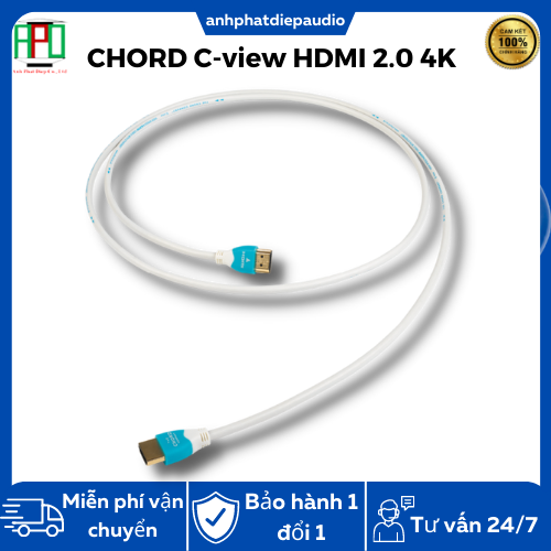 Dây hdmi CHORD C-view HDMI 2.0 4K
