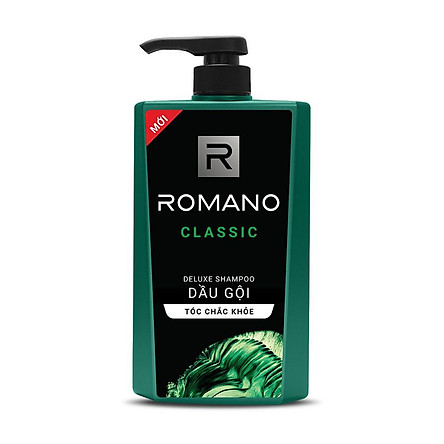 Dầu gội hương nước hoa Romano Classic tóc chắc khoẻ 650g