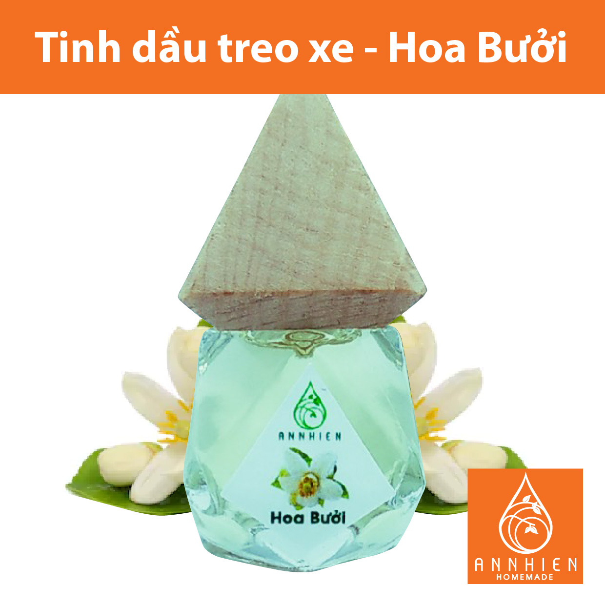 Tinh dầu treo xe ô tô hương Hoa Bưởi An Nhiên