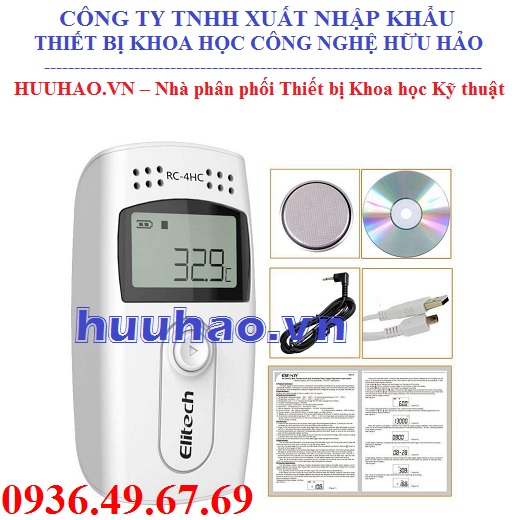 Nhiệt ẩm kế tự ghi RC-4HC+ Hiệu Chuẩn