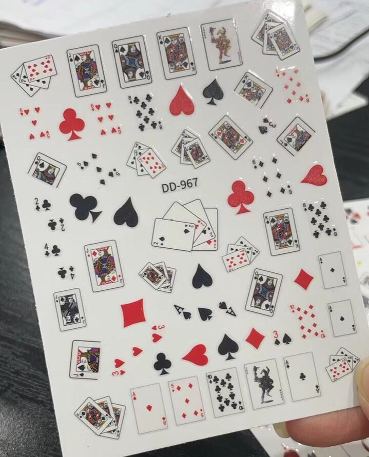 Sticker Tết ,Sticker Bài Dán Móng Nhiều Mẫu - TGN937