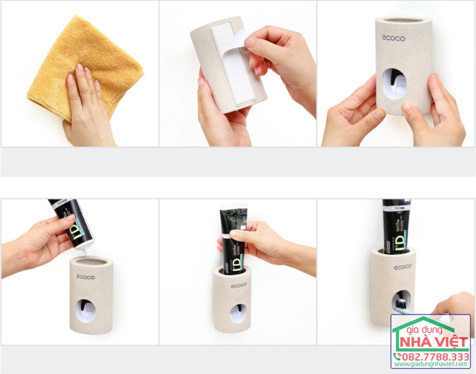 Dụng cụ nhả kem đánh răng ECOCO E1703