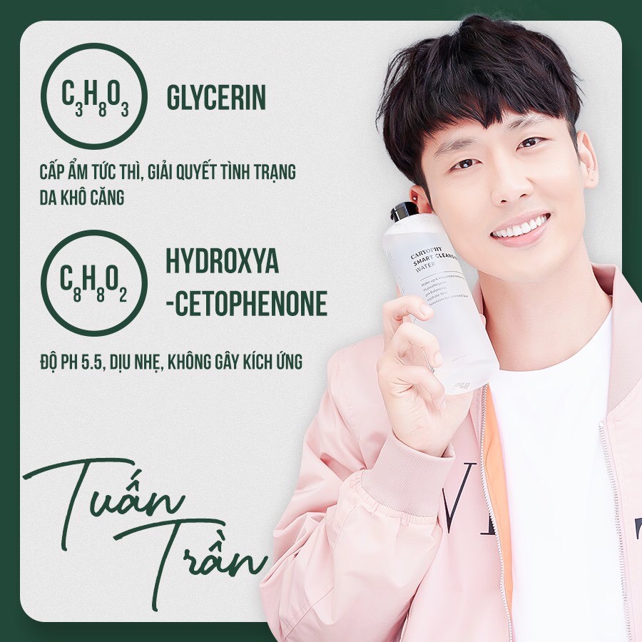 Nước Tẩy Trang CARYOPHY Smart Cleansing Water 60ml