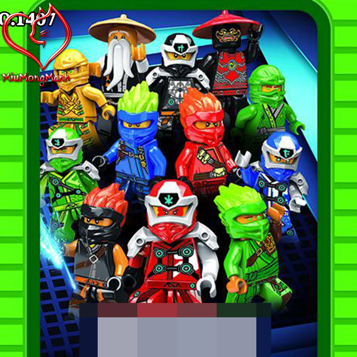 Bộ 12 Ninja Digital Ninjago Lego Đồ Chơi Lắp Ráp Xếp Hình