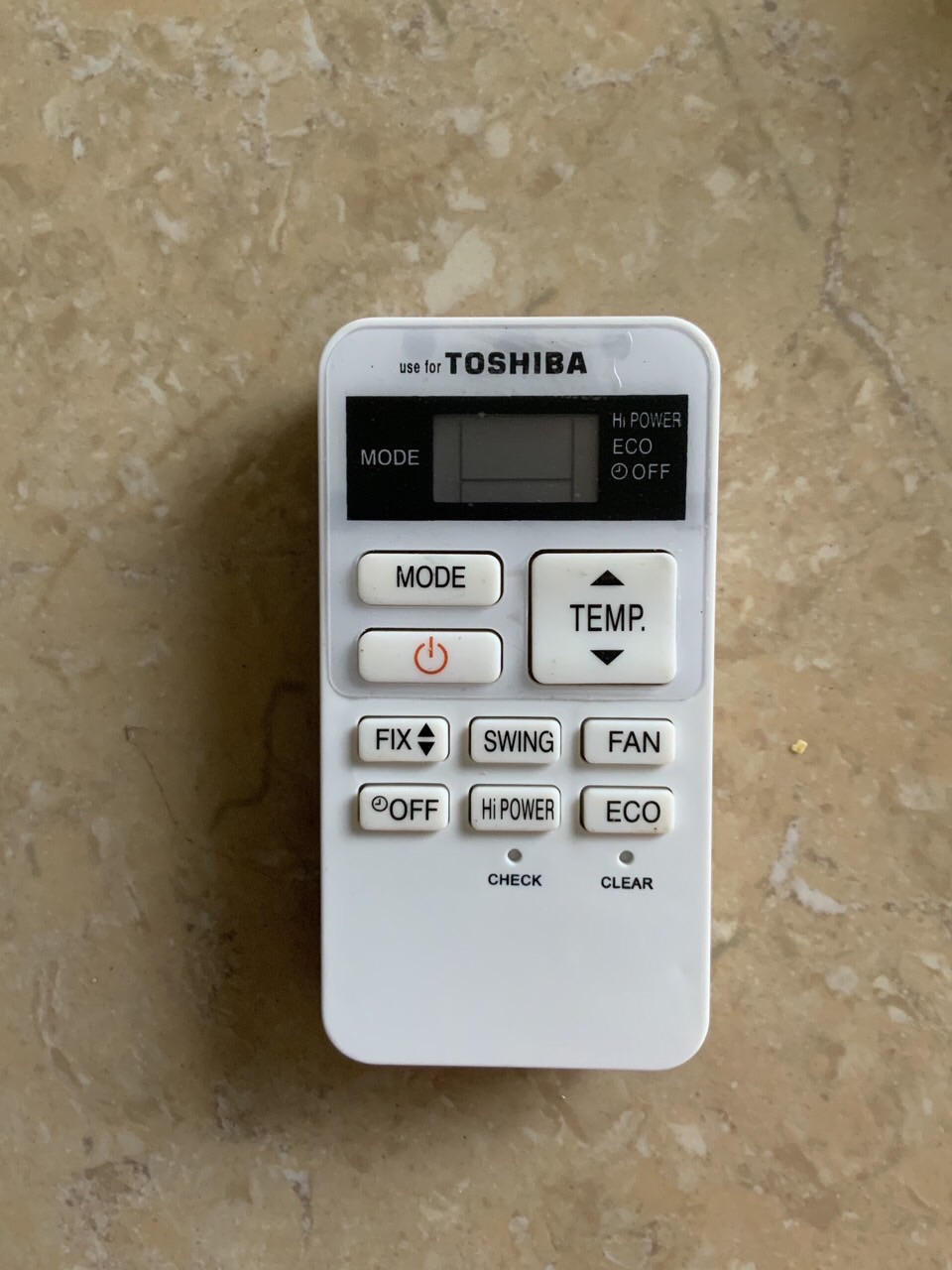 Điều khiển điều hoà Toshiba (mẫu 4)