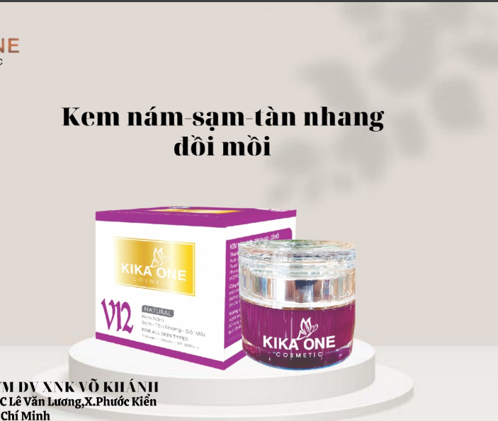 KEM KIKA ONE NÁM - SẠM - TÀN NHANG - ĐỒI MỒI 24G