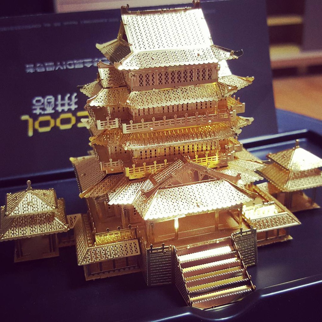 Mô hình 3D kim loại lắp ráp Piececool Đẳng Vương Cát [Chưa lắp]