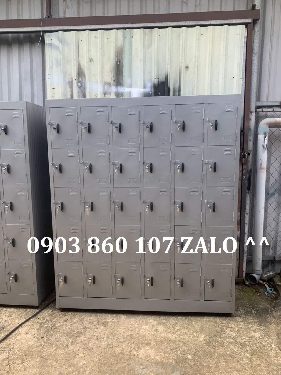 Tủ locker 30 ô cửa cho văn phòng trường học có khóa an toàn đựng đồ nhân viên HCM-BD-ĐỒNG NAI