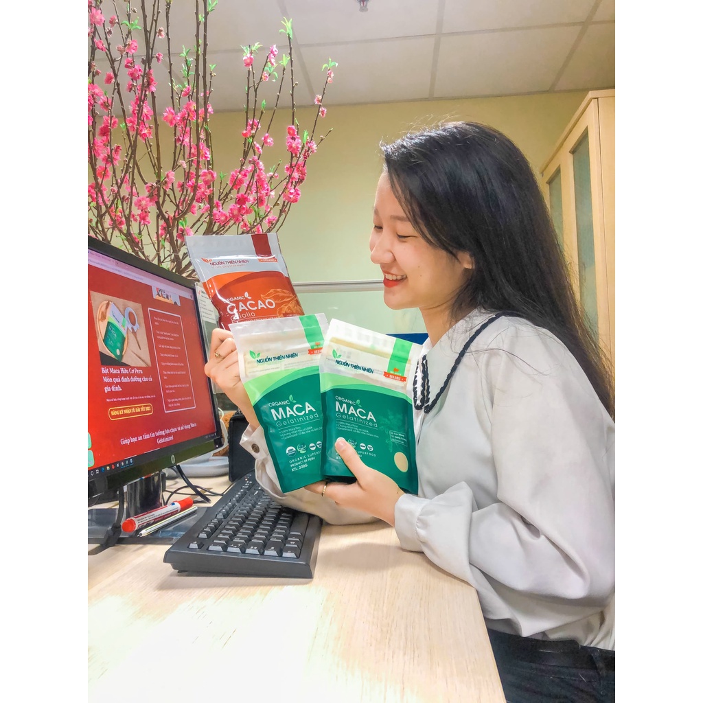 Combo 2 Túi Bột Sâm Maca Peru hữu cơ 200g NguồnThiên Nhiên