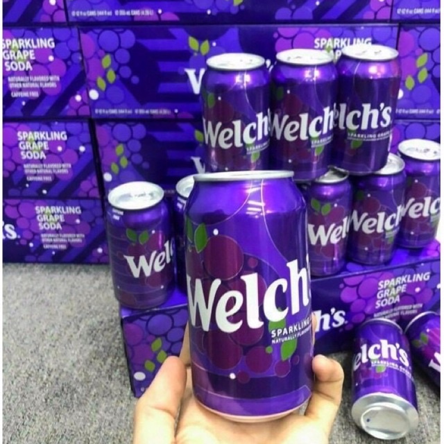Nước ngọt Welch's Lốc 12 Lon