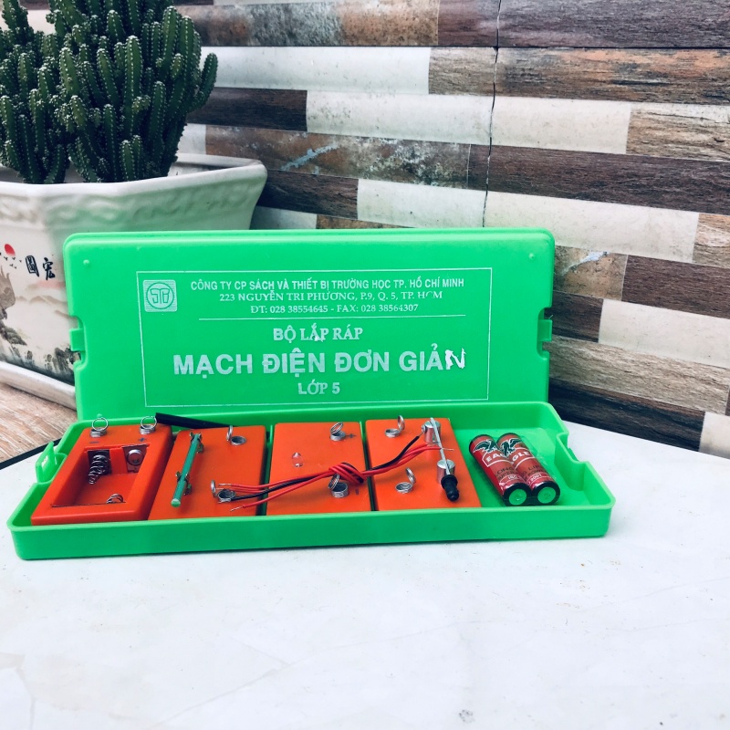 Bộ lắp mạch điện đơn giản lớp 5 [ VPP Trí Nhân ]