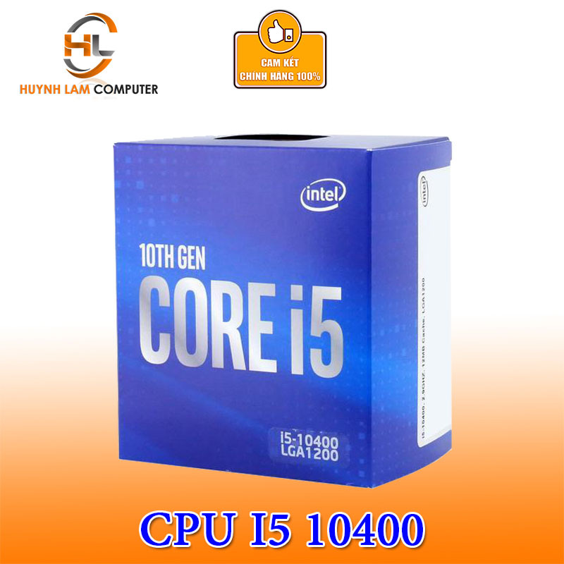 Bảng giá CPU Intel Core i5 10400 2.9GHz 6 nhân 12 luồng, 12MB Cache, 65W Socket Intel LGA 1200 Phong Vũ