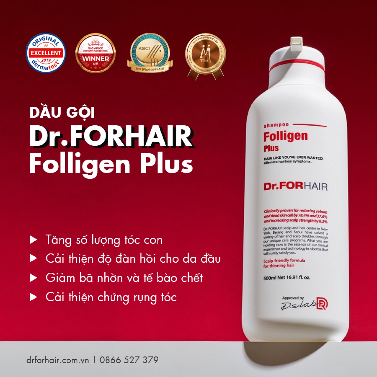 Combo chăm sóc tóc toàn diện Dr.FORHAIR