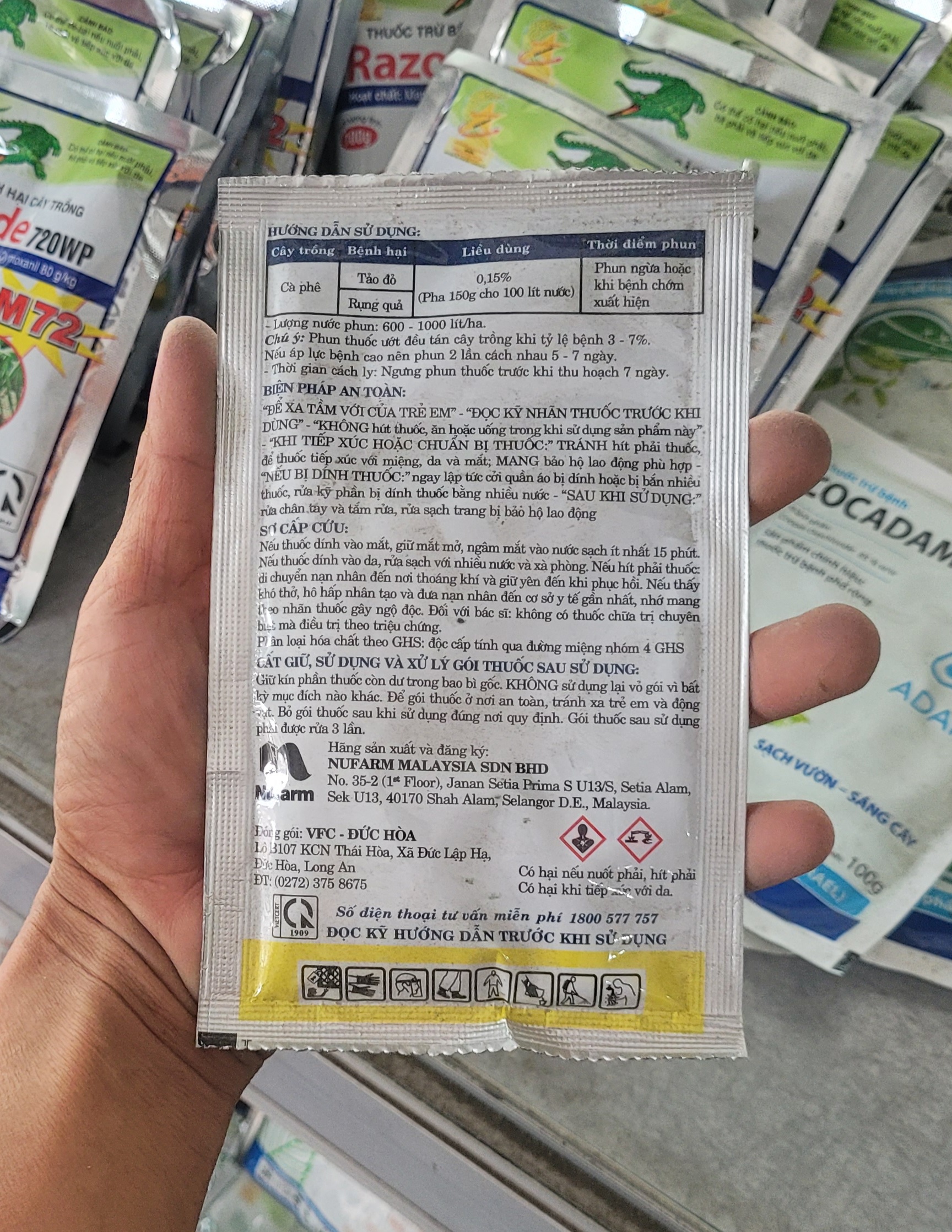 Thuốc trừ bệnh Champion 57.6DP Gói/60g