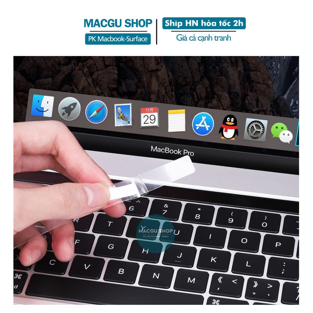 Miếng Dán Thanh Cảm Ứng Touchbar Macbook
