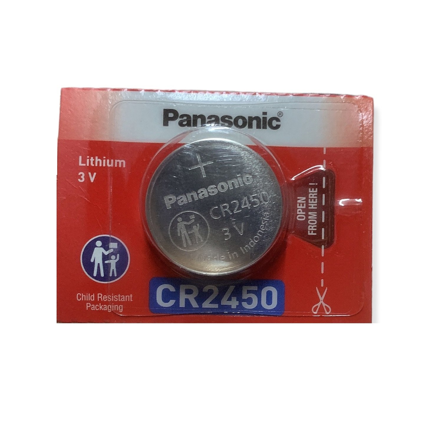 Pin cúc cr2450 panasonic 3v lithium chính hãng