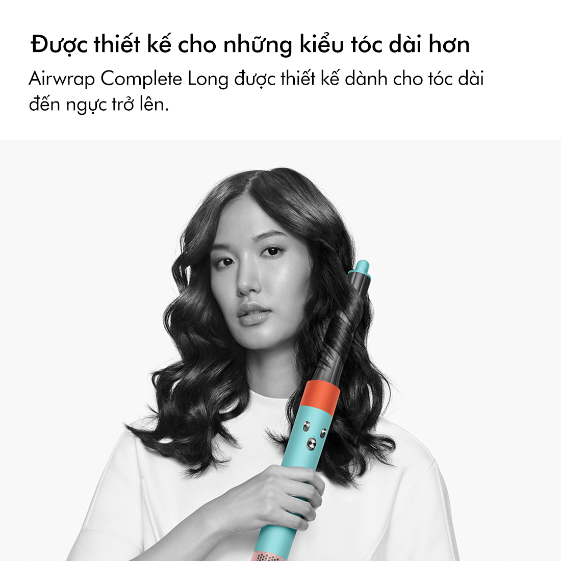 [15-17.7: VC Tối đa 1 Triệu] Máy tạo kiểu tóc Dyson Airwrap  Complete Long (Ceramic Pop)