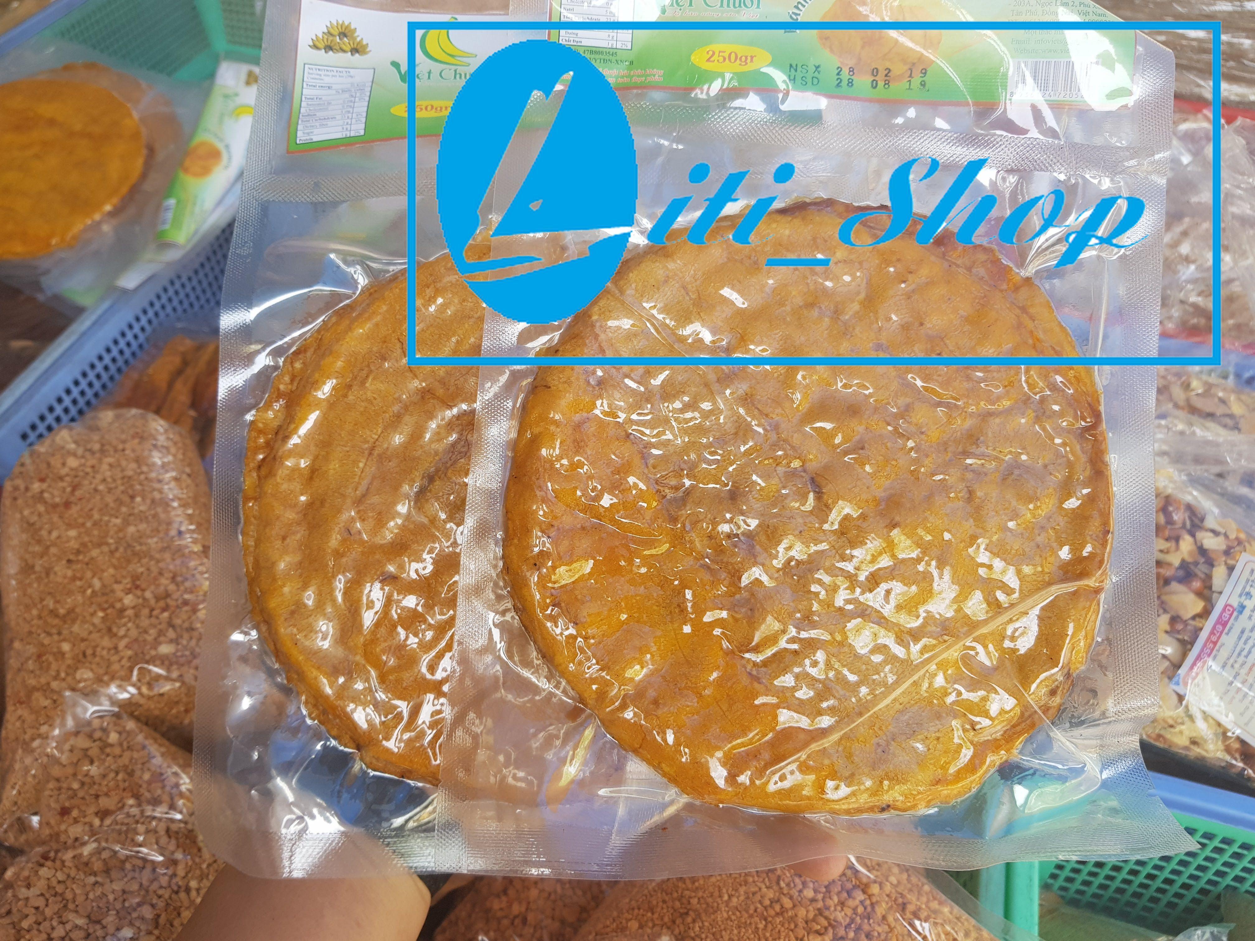 Chuối ép sấy dẻo 250Gr (Loại tròn)